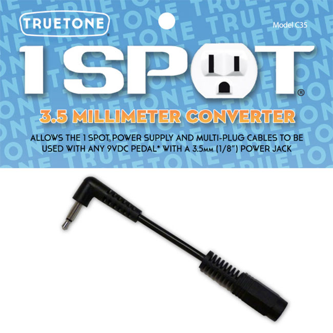 [True Tone] 1 Spot - C35 / 3.5mm 핀잭 컨버터 (Rat,Ts808 용)