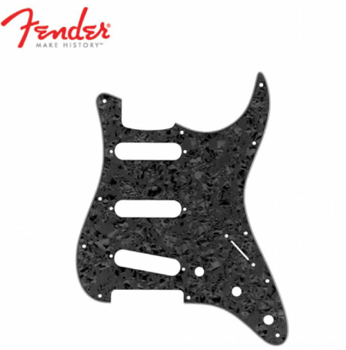 FENDER 11-HOLE MODERN-STYLE STRATOCASTER SSS PICKGUARDS (4-PLY BLACK PEARL) 099-2141-000