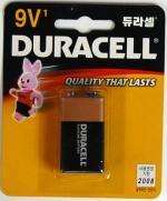 Duracell 9V 밧데리 - 1개