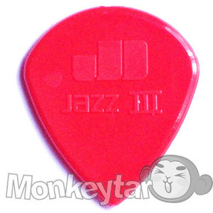 Dunlop Nylon Jazz III (1.38mm) - Red