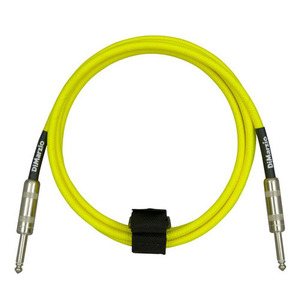 Dimarzio - overbraid cable,neon yel ,10ft (3.05m) 
