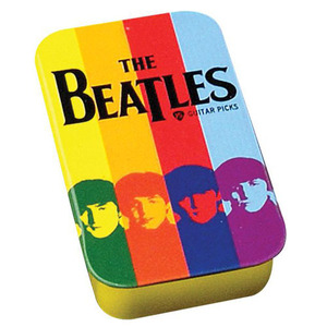 Planet Waves - Beatles Stripes Pick Tin - 15 Medium Picks