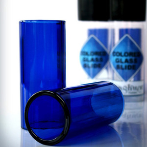 Rock Slide - Cobalt Glass Slide Medium Long