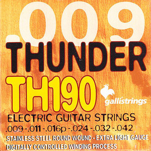 이테리 갈리 일렉기타 스트링 Galli String - TH190 Stainless Steel (009-042)