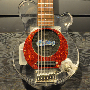 [중고] Pignose -  Mini Electric Guitar with Built-In Amp (Acrylic body limeted)